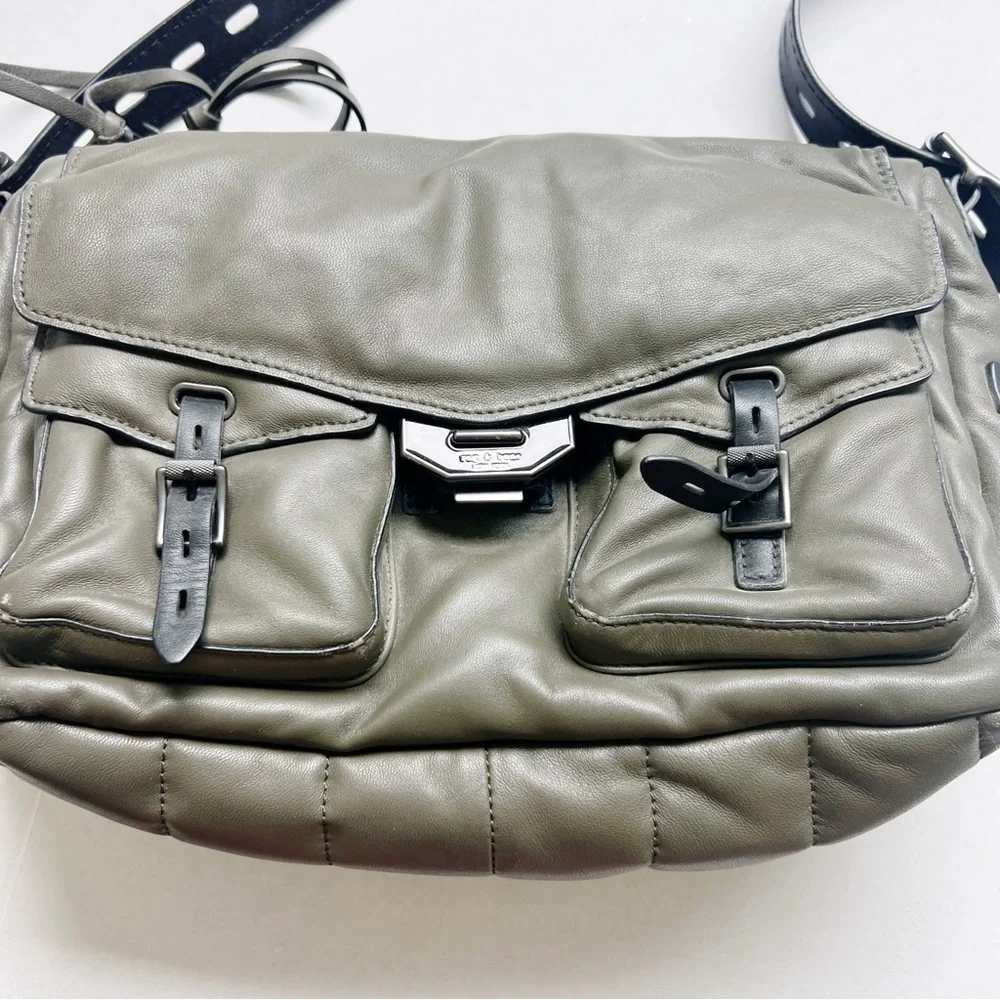 Rag & Bone Field Puffer Crossbody Bag Leather